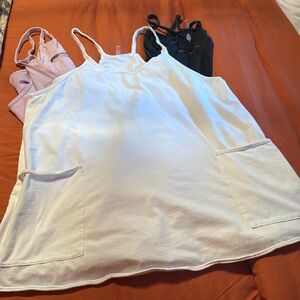Free People White Sleeveless Mini Dress